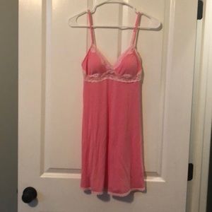 Victoria’s Secret Pink Nightie Slip Gown Lingerie Dress Chemise Small